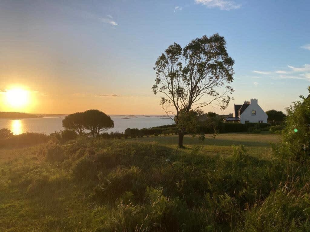 Kermartin - Maison De Famille Avec Vue Sur La Baie De Morlaix Plouezoc'h Luaran gambar