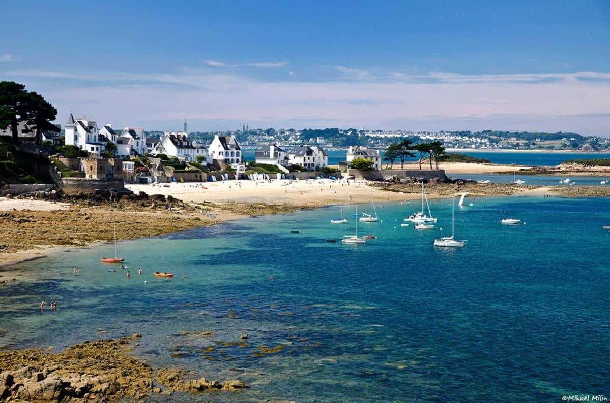 Kermartin - Maison De Famille Avec Vue Sur La Baie De Morlaix Plouezoc'h Luaran gambar