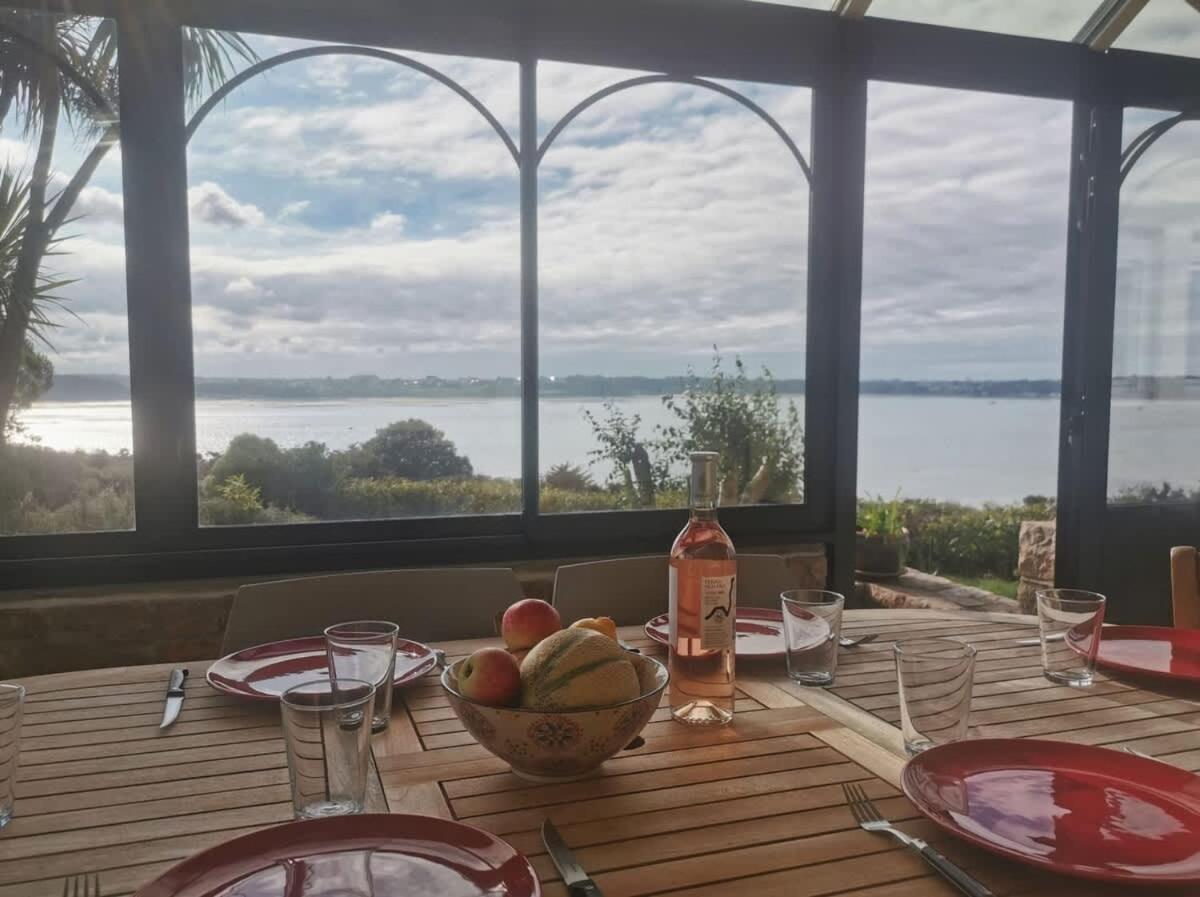 Kermartin - Maison De Famille Avec Vue Sur La Baie De Morlaix Plouezoc'h Luaran gambar